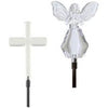 MOONRAYS SOLAR GARDEN ANGEL/CROSS FLOOR DISPLAY