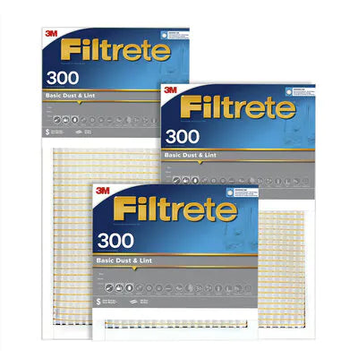 Filtrete™ MPR 300 Basic Dust & Lint Air Filters 12  X 12  X 1 