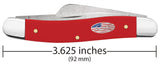 Case American Workman Smooth Red Synthetic CS Medium Stockman