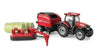 Tomy ERTL 1:64 Case IH Maxxum 145 with Round Baler and Mower Conditioner