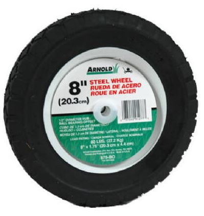 Arnold Universal Offset Hub Replacement Lawn Mower Wheel Steel