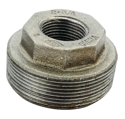 Worldwide Sourcing Malleable Hex Pipe Bushing Black