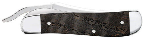 Case Smooth Black Curly Oak Wood RussLock