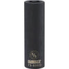SAE Deep Impact Socket, 6-Point, Black Oxide, 1/2-In. Drive, 5/8-in.