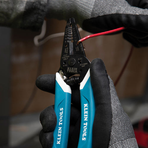 Klein-Kurve® Wire Stripper / Cutter, 8-20 AWG