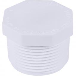 Genova Products PVC Schedule 40 Fittings Plug (MIP)