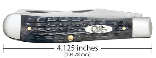 Case Knives Pocket Worn® Crandall Jig Gray Bone Trapper