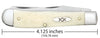 Case Knives Smooth Natural Bone Trapper
