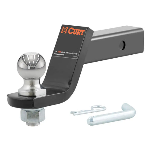 Curt Loaded Ball Mount with 2 Ball, Imported (2 Shank, 7,500 lbs., 4 Drop)