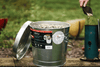 Behrens 6 Gallon Galvanized Steel Locking Lid Trash Can with Lid