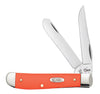 Case Knives Orange Synthetic Mini Trapper