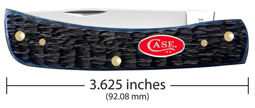 Case Knives Rogers Jig Navy Blue Bone Sod Buster® Jr