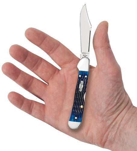 Case Knives Rogers Corn Cob Jig Blue Bone Mini CopperLock®