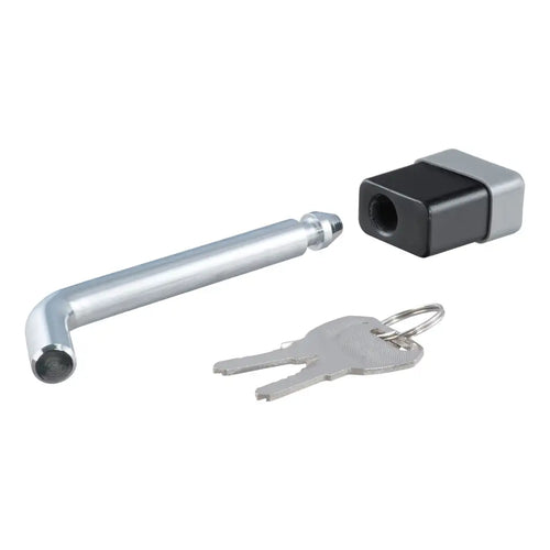 Curt 5/8 Hitch Lock (2, 2-1/2 or 3 Receiver, Deadbolt, Chrome)Print