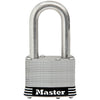 Master Lock 1-3/4in (44mm) Wide Laminated Stainless Steel Pin Tumbler Padlock with 1-1/2in (38mm) Shackle