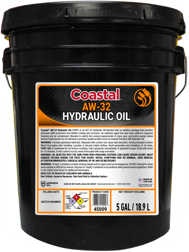 Coastal AW 32 Hydraulic Oil