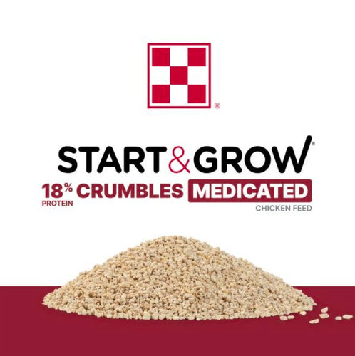 Purina® Start & Grow® Medicated Chick Feed