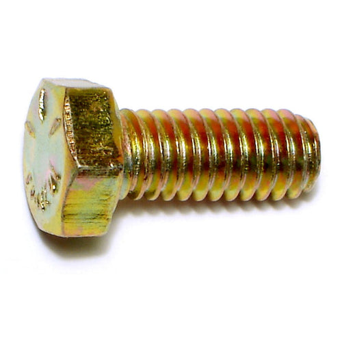 Monster Fastener Zinc Plated Grade 8 Steel Coarse Thread Hex Cap Screws