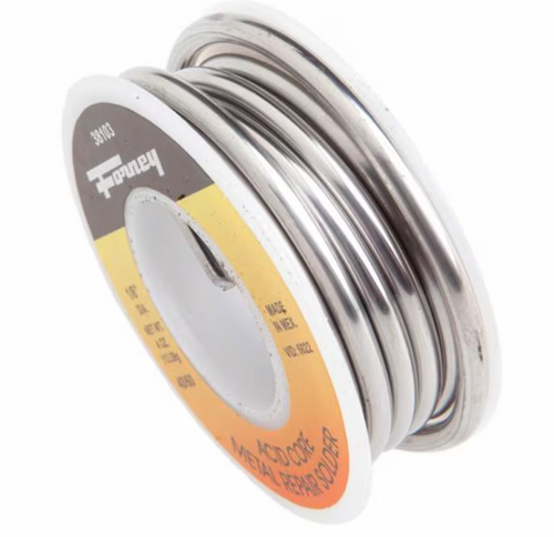 Forney Solder, General Purpose Repair, Acid Core, 1/8 in, 4 Ounce