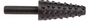 Forney Rotary Rasp, Conical Shaped, 1-3/8 in x 5/8 in x 1/4 in