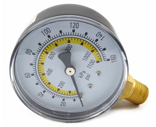 Forney Industries, Inc. Pressure Gauge, 2-1/4 in with 1/4 in NPT