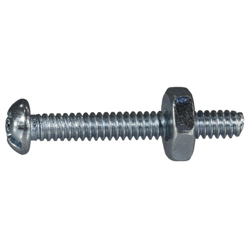 Monster Fastener Zinc Combo Round Head Machine Screws