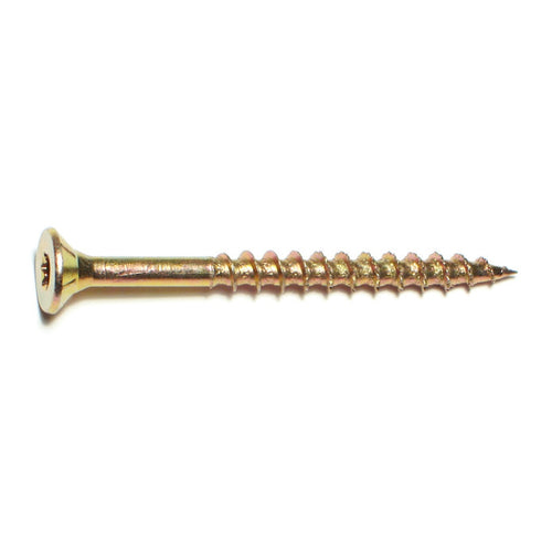 Monster Fastener Zinc Plated Steel Star Drive Interior Nibs Bugle Head Wood Screws