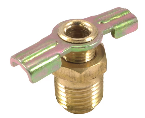 Forney Industries, Inc. Drain Cock/Comp Tank, 1/4 in NPT