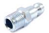 Forney Industries, Inc. Tru-Flate Style Plug, 1/4 in x 1/4 in MNPT, 2-Pack