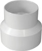 Genova Products PVC DWV Sewer Pipe Adapter Coupling