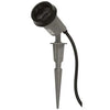 Hubbell Bell Weatherproof Portable Spike Light 6' Cord and Plug Gray