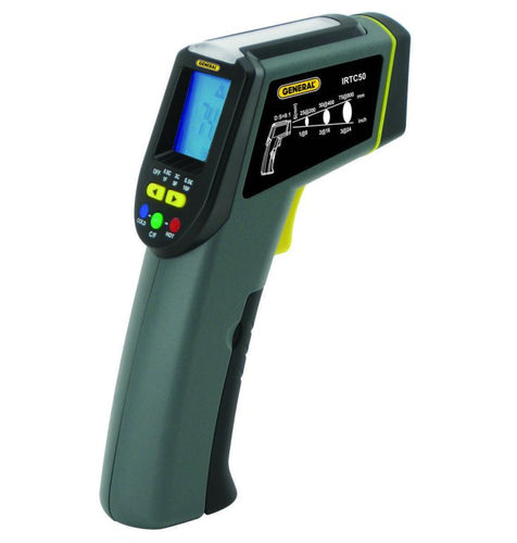 General Tools 8:1 Scanning Infrared Thermometer with Tricolor Light Panel
