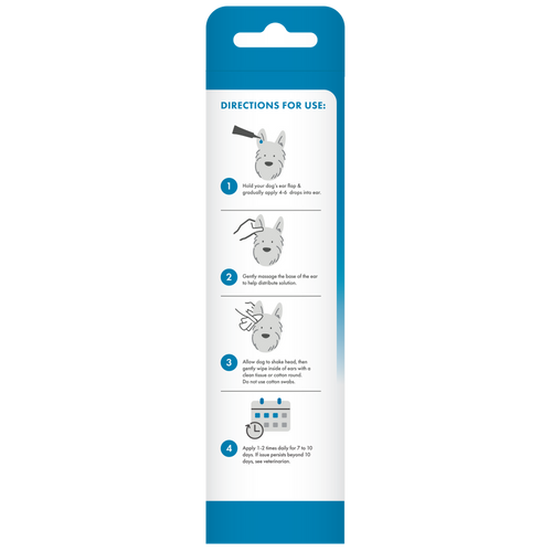TropiClean HomeVet Medicated Dog Ear Drops