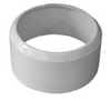 Canplas 3' X 3 PVC White Sewer DWV Adapter Sleeve Sewer, Spigot x Hub