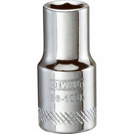 Metric Shallow Socket, 6-Point, 1/4-In. Drive, 6mm